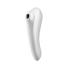 Kép 1/4 - Satisfyer Dual Pleasure White - csiklóizgató (fehér) - csikló léghullámos izgatására