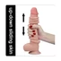 Kép 2/5 - Lovetoy - Sliding Skin Dong 9.0 inch - hajlítható, bőrszerű, tapadókoronggal