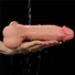 Kép 4/5 - Lovetoy - Sliding Skin Dong 7.8 inch - hajlítható, bőrszerű, tapadókoronggal